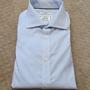 1905 Stretch Slim Fit Cotton Light Blue Non-iron